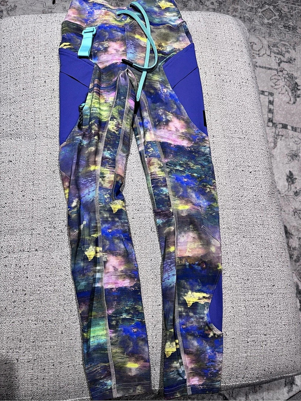 lululemon Cargo Super-High-Rise Hiking Tight 25" Medium Blue & Purple